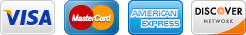 VISA | Master Card | American Express | DISCOVER NETWORK